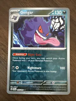 Pokemon Gengar 057/091 SV: Paldean Fates Reverse Holo - Image 1