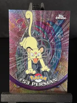 2000 Topps Chrome Pokemon: Persian #53 - NM - Image 1