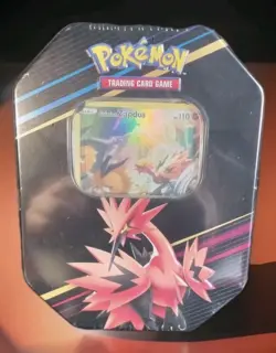 Pokemon TCG: Crown Zenith Metal Tin Galarian Zapdos New-Factory Sealed MINT - Image 1