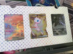 Pokemon TCG 151 UPC Promo Set Mew 053, Mewtwo 052, Metal Mew 205 New Sealed - Image 2