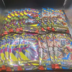 Pokemon TCG Mega Evolution New & Factory Sealed Booster Pack Lot (20) - Image 1