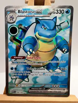 Pokemon TCG - S&V 151 - 184/165 Blastoise ex - Ultra Rare - NM/M - Image 1