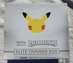 POKEMON CELEBRATIONS 25 ELITE TRAINER BOX TCG FACTORY SEALED 2021 - Image 1