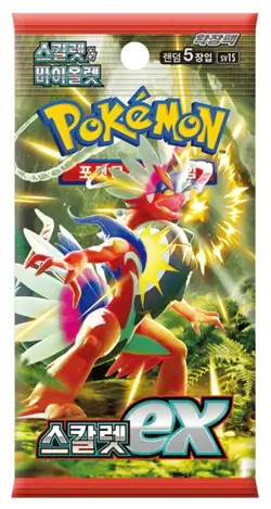Pokemon Scarlet EX Booster Pack NEW sv1S KOREAN - US SELLER - Image 1