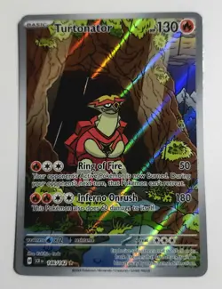 TURTONATOR - #146/142 - Pokemon TCG Stellar Crown Illustration Rare LP - Image 1