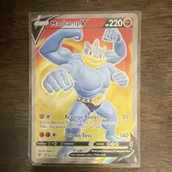 Pokemon TCG Machamp V Ultra Rare Full Art Holo 171/189 Astral Radiance 220 HP - Image 1