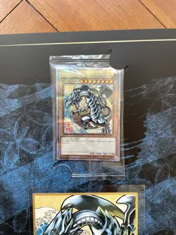 Yugioh 25th Anniversary Blue Eyes White Dragon Ukiyo-e Japan Stamp Set Limited - Image 2