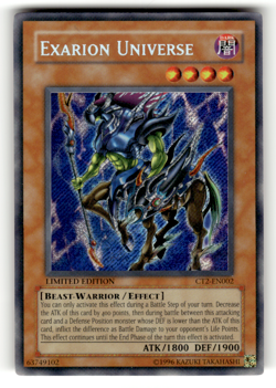 Exarion Universe CT2-EN002 Limited Secret Rare 2005 Collectors Tin LP - Image 1