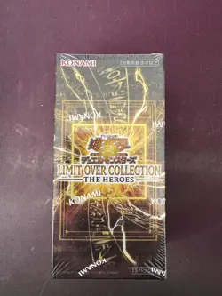[JAPANESE] Yugioh Limit Over Collection - The Heroes SEALED Booster Box Konami - Image 1