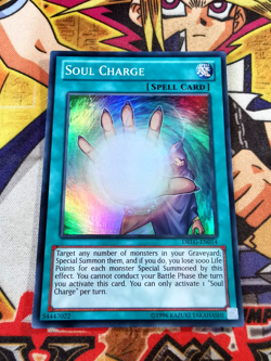 Soul Charge drlg-en014 Unltd Ed (NM) Super Rare Yu-Gi-Oh! - Image 1