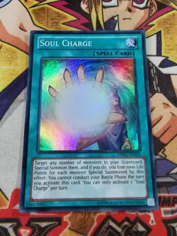 Soul Charge drlg-en014 Unltd Ed (NM) Super Rare Yu-Gi-Oh! - Image 3