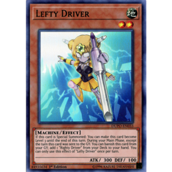 *** LEFTY-DRIVER *** ULTRA RARE MINT/NM DUPO-EN033 YUGIOH! - Image 1