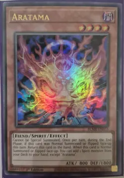 YuGiOh Aratama Ultra Rare 1st Edition BLMR-EN055 - Image 1