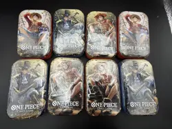 ONE PIECE CARD GAME - TIN PACK ART SET VOL. 2 (TS-02, OP13) x 8 READY TO SHIP - Image 3