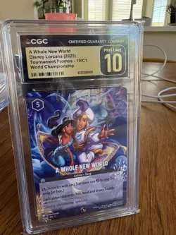 Disney Lorcana A Whole New World Promo Card 10/C1 No. Foil - Image 1