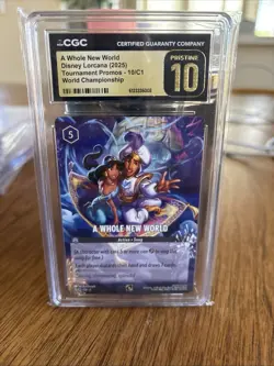 Disney Lorcana A Whole New World Promo Card 10/C1 No. Foil - Image 2