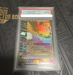 PSA 10 Union Arena My Hero Academia Katsuki Bakugo One Battle Cup Promo Japanese - Image 1