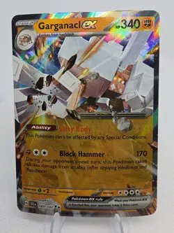 Garganacl ex 089/142 SV07: Stellar Crown NM Pokemon Card TCG - Image 1