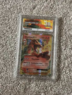 Pokemon TCG Charizard-EX Evolutions Card 12/108 Ace 10 not PSA - Image 1