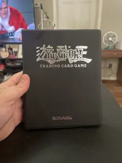 Yu-Gi-Oh! Trading Card Game Card Binder Vintage 1996 Black - 4 Pockets, 14 Pages - Image 1
