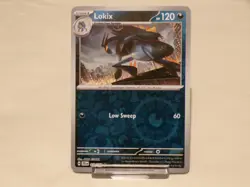Pokemon TCG Lokix 100/159 – SV09 Journey Together Reverse Holo Uncommon Card Mt - Image 1
