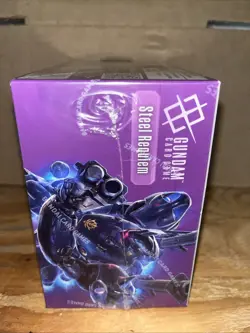 Sealed Steel Requiem Booster Box GD03 Gundam Card Game - Image 2
