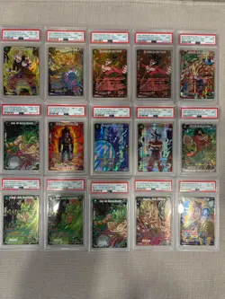 PSA 8-9 Dragon Ball Super Card Game Collection Goku Broly Gogeta etc - Image 1