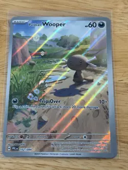 Paldean Wooper 102/094 Phantasmal Flames Illustration Rare Full Art Pokemon Card - Image 1