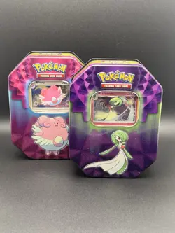 Pokemon TCG Blissey & Gardevoir Strong Bond Tins + Pokemon Lot Charizard Pikachu - Image 1