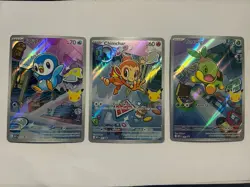 Pokemon TCG First Partner Illustration Collection Series 1 Gen 4 Sinnoh Starters - Image 1