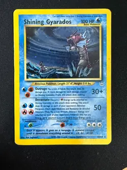 Shining Gyarados - 65/64 Super Holo Rare Unlimited Neo Revelation (MP)#1 Pokemon - Image 1
