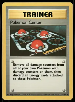 Pokemon Cards Pokemon Center 85/102 Base Set Uncommon NM - Image 1
