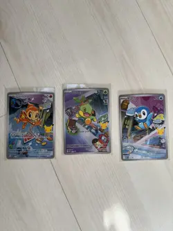 Pokemon 2026 First Partner Illustration Collection Series 1 Promo set 40-42 - Image 1