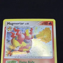 2007 Magmortar - Pokemon Secret Wonders 031/132 Deck Exclusives Holo Near Mint - Image 4