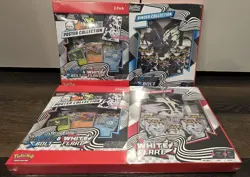 Pokemon Black Bolt and White Flare Poster & Binder Collection double set - Image 1