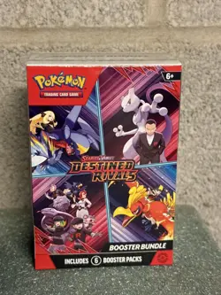 Pokemon Destined Rivals Booster Bundle 6 Packs Factory Sealed - Image 2