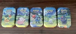 2026 Pokemon TCG Mini Tin Set of 5 Ascended Heroes New Sealed (One of each art). - Image 1