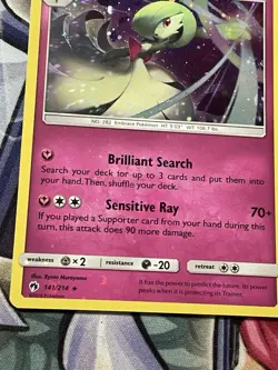 Pokemon TCG HOLO BLEED ERROR Gardevoir - 141/214 (Cosmos Holo) NM - Image 3