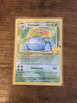 Venusaur Celebrations Holo #15/102 NM Pokemon TCG - Image 1