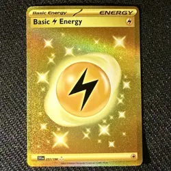 POKEMON TCG GOLD SECRET ELECTRIC ENERGY! 257/198 SCARLET & VIOLET BASE! - Image 1