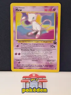 Pokemon TCG #8 Vintage Black Star Promo Non Holo LP - Image 1