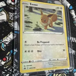 Eevee SWSH190 Black Star Promo Holo 2022 Pokemon TCG VLP/NM - Image 1