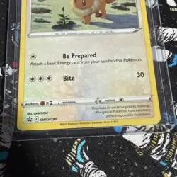 Eevee SWSH190 Black Star Promo Holo 2022 Pokemon TCG VLP/NM - Image 3