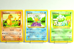 Pokemon Bulbasaur/Charmander/Squirtle Base Set "Shadowless" 1999 English LP - Image 1
