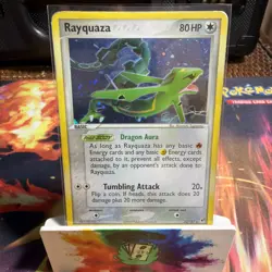 Pokemon TCG Rayquaza EX Deoxys 22/107 Holo Holo Rare - Image 1