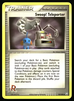 Swoop! Teleporter 92/109 Pokemon Team Rocket Returns - Image 1