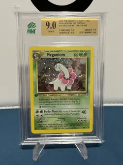 2000 Pokemon Neo Genesis Meganium Holo 1st Edition 10/111 MNT 9 Mint - Image 2
