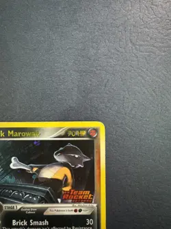 Pokemon TCG Dark Marowak 7/109 Team Rocket Returns Holo Stamped - Image 5