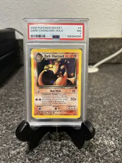 2000 Pokemon Team Rocket Dark Charizard -Holo PSA 7 #4 - Image 1