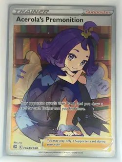 Acerola's Premonition TG24/TG30 SWSH09: Brilliant Stars Trainer Gallery Holo NM - Image 1